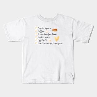 Harry's House Keep Driving Breakfast List Kids T-Shirt